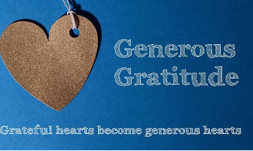 Generous Gratitude grateful hearts become generous hearts.JPG